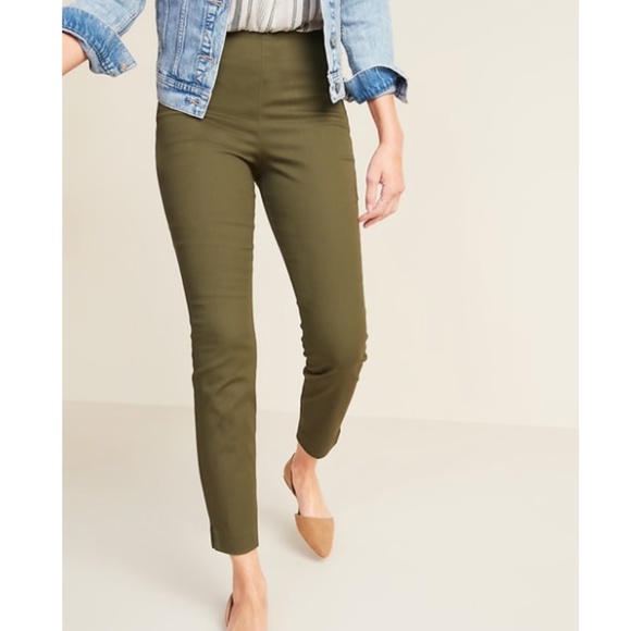Old Navy Pants - High-Waisted Twill Super Skinny Ankle Pants